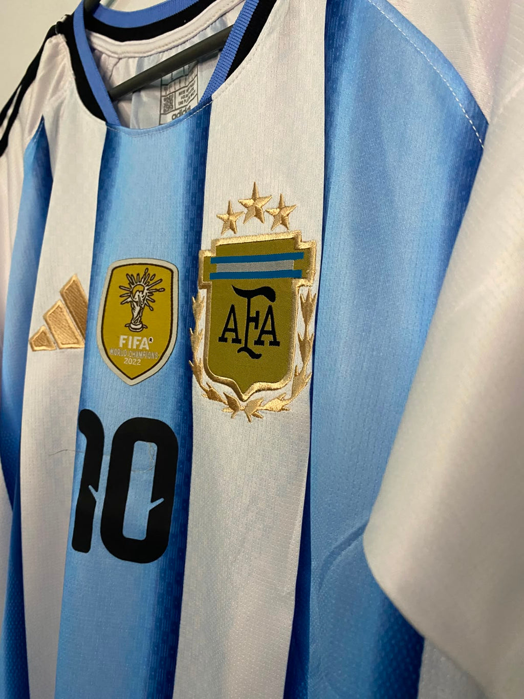 Argentina Messi Home Football Jersey – Embroidered