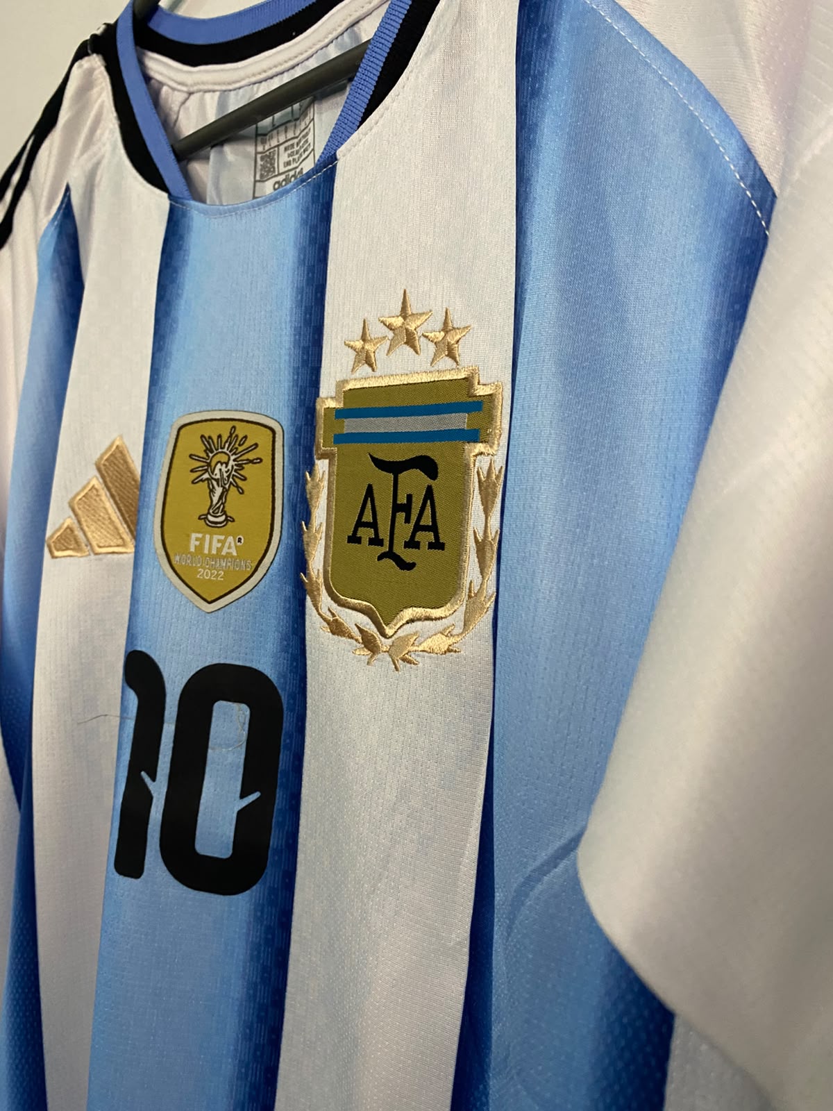 Argentina Messi Home Football Jersey – Embroidered