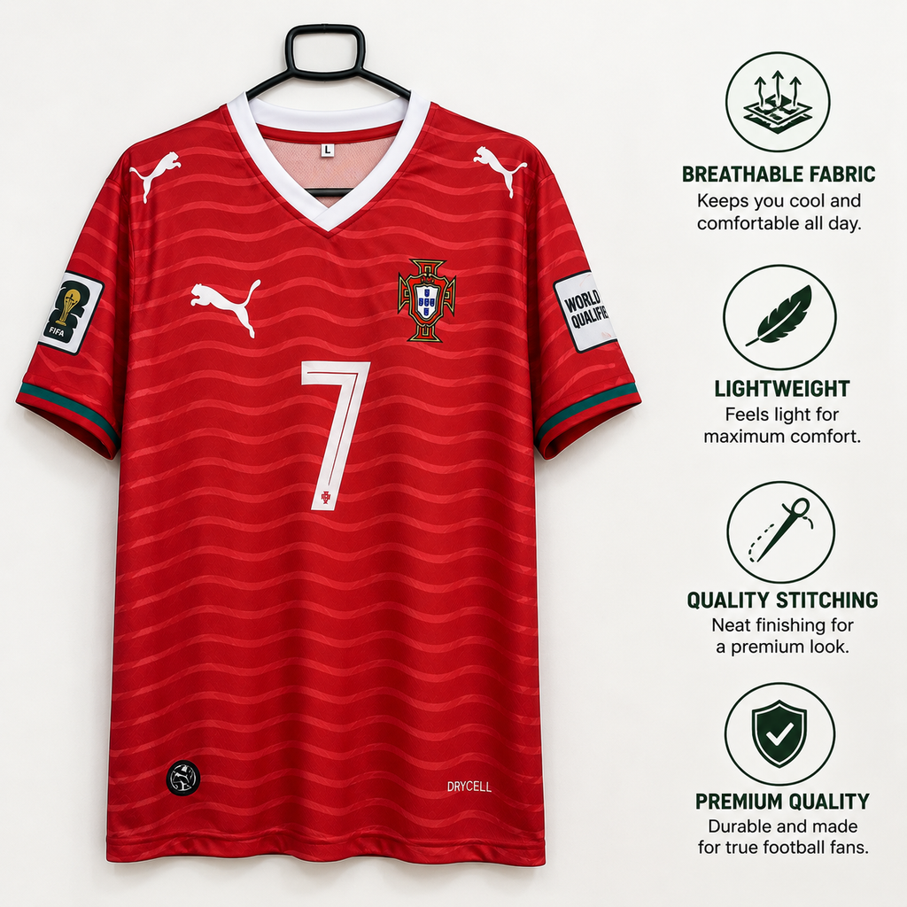 Portugal Home Kit – Ronaldo #7 | 2026 Edition