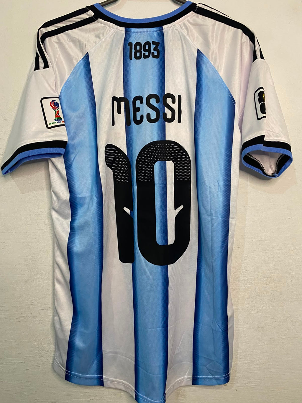 Argentina Messi Home Football Jersey – Embroidered